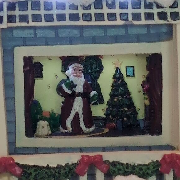 Thomas Kinkade Narrated Christmas House Twas The Night Before Christmas 79490 B - Picture 3 of 14